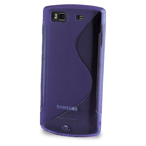 Coque Samsung Wave 3 Silicone Grip-Violet