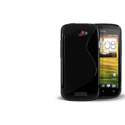 Coque Htc One S Silicone Grip-Noir