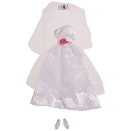 Simba 17734 Robe De Mariee Pour La Poupee Avec Accessoires