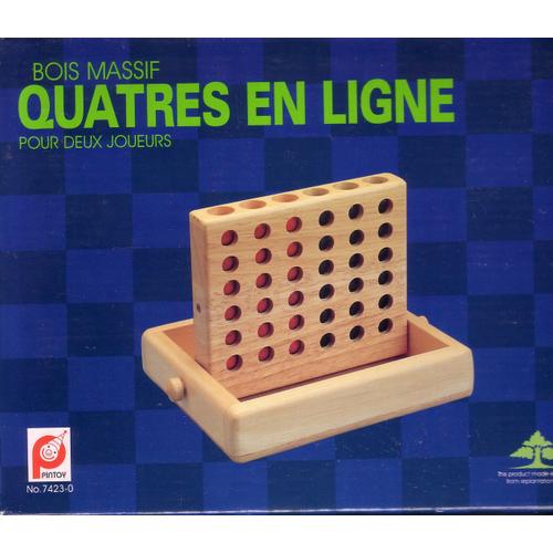 Quatres En Ligne   Bois Massif