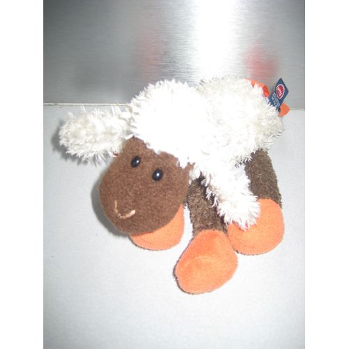 Doudou Peluche Mouton Trudi Ruban Orange 20 Cm