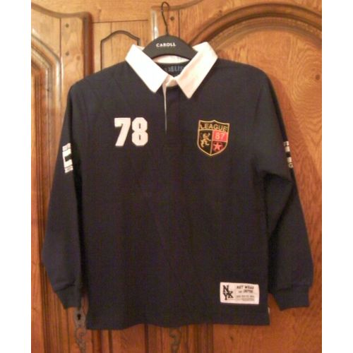 Polo Bleu Marine Nky - Taille 12 Ans