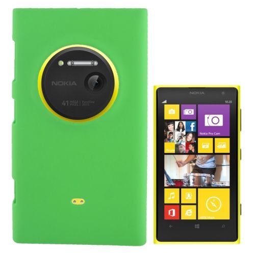 Nokia Lumia 1020 Coque Housse De Protection Plastique Vert Antidérapant