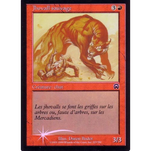 Jhovall Sauvage X1 Foil Masques De Mercadia Vf