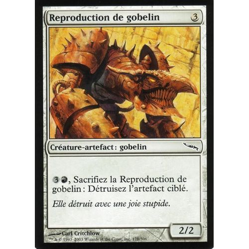 Reproduction De Gobelin  X1 Foil  Mirrodin Vf
