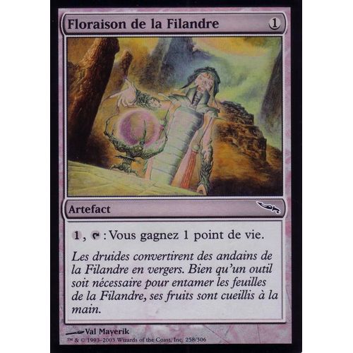 Floraison De La Filandre  X1 Foil  Mirrodin Vf