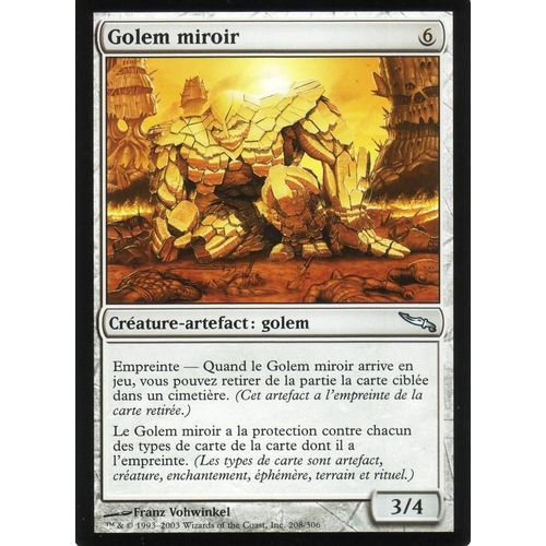 Golem Miroir  X1 Foil  Mirrodin Vf