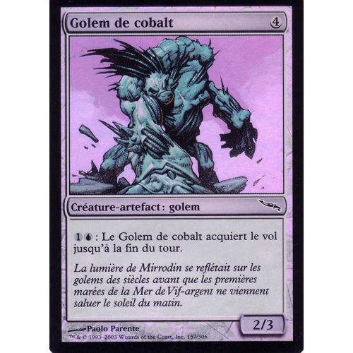 Golem De Cobalt  X1 Foil  Mirrodin Vf