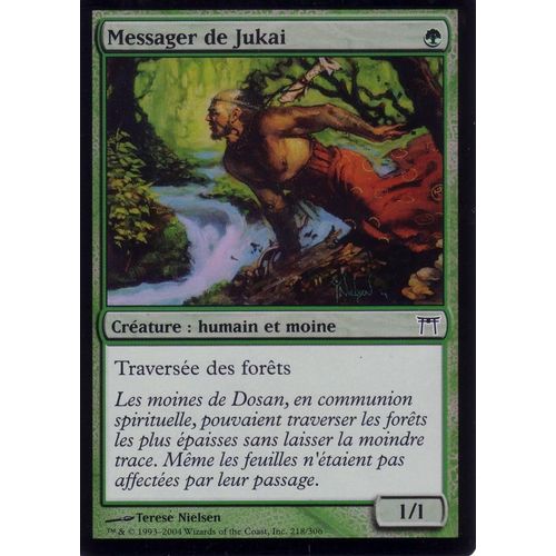 Messager De Jukai  X1 Foil Guerriers De Kamigawa Vf