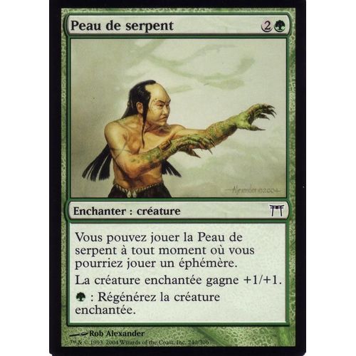 Peau De Serpent  X1 Foil Guerriers De Kamigawa Vf