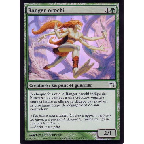 Ranger Orochi  X1 Foil Guerriers De Kamigawa Vf