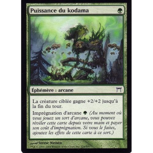 Puissance Du Kodama  X1 Foil Guerriers De Kamigawa Vf