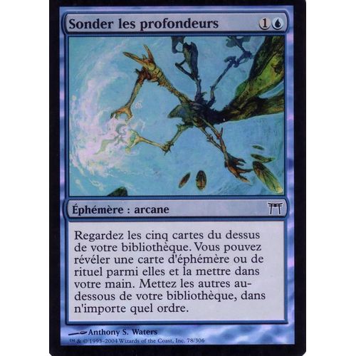 Sonder Les Profondeurs  X1 Foil Guerriers De Kamigawa Vf