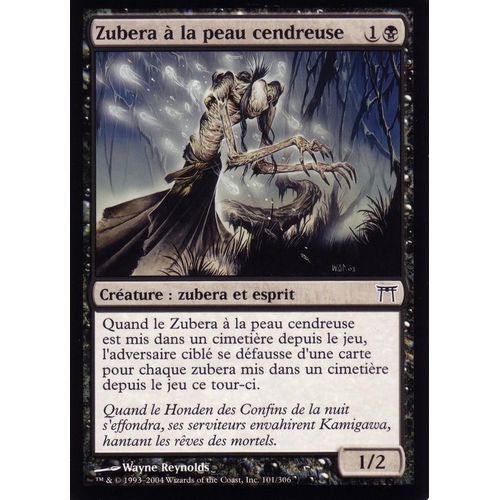 Zubera À La Peau Cendreuse  X1 Foil Guerriers De Kamigawa Vf