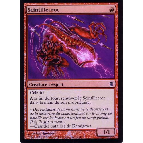 Scintillecroc  X1 Foil Liberateurs De Kamigawa Vf