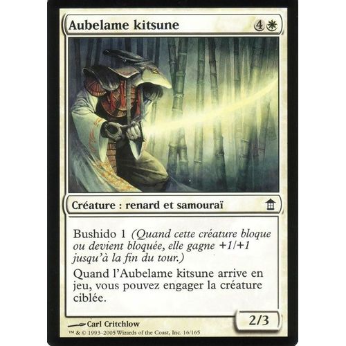 Aubelame Kitsune  X1 Foil Liberateurs De Kamigawa Vf