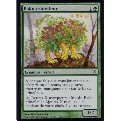 Baku Crinefleur X1 Foil Traîtres De Kamigawa Vf