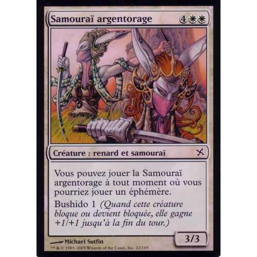 Samouraï Argentorage  X1 Foil Traîtres De Kamigawa Vf