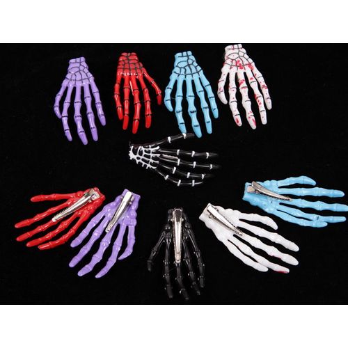 Une Piece Serre Tête Main Squlette Skulle Tête De  Diable Mort Helloween Barrette Pince Cheveux  Pour Cosplay Déguisement Modèle Japonais Barrette Boutique Cosplay Déguisement Magasin