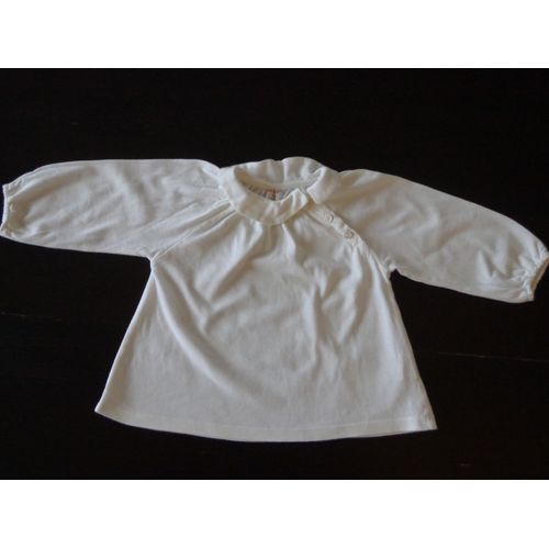 T-Shirt Bébé Fille 9 Mois Écru