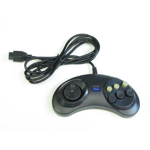 Manette 6 Boutons Compatible Megadrive / Master System / Genesis