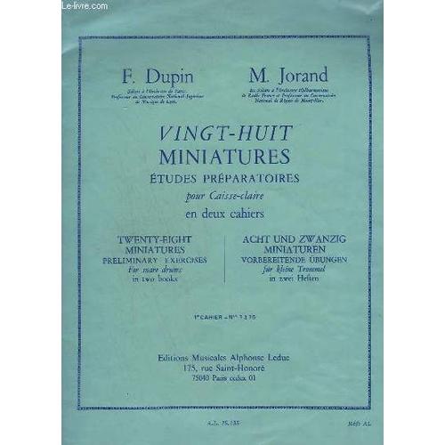 28 Miniatures - Etudes Preparatoires Pour Caisse Claire En 2 Cahiers - Cahier 1 : N°1 A 15.