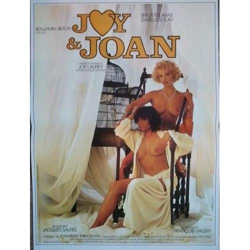 Joy & Joan - Affiche Originale De Cinéma - Format 40x60 Cm - Un Film De Jacques Saurel Avec Brigitte Lahaie, Isabelle Solar, Jean-Marc Maurel, Pierre Londiche - Année 1985