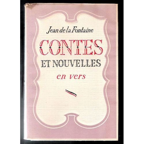 Contes Et Nouvelles En Vers