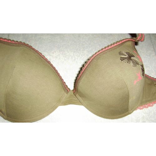 Soutien-Gorge Kaki À Armature