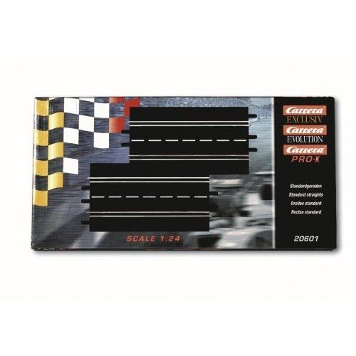 Carrera - Rail Et Accessoire Pour Circuit - 20601 - 1/24 -  Carrera Exclusiv - Carrera Evolution -Carrera Digital 132 Et 124 - Droites Standard 2-Générique