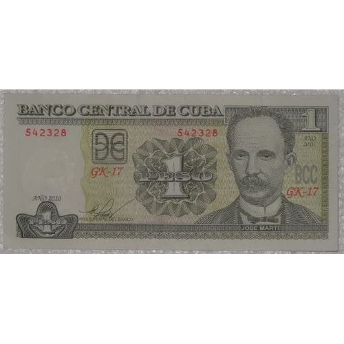 Billet De 1 Peso Cubain À L'effigie De José Marti