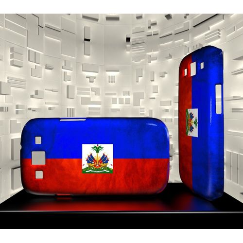 Coque Samsung Galaxy S3 Sgs03 007 001 072 Drapeau Haiti Flag Hard Case