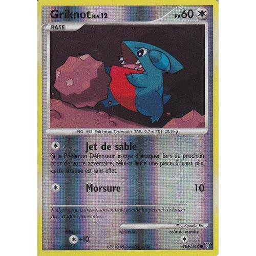 Carte Pokemon - Griknot - 106/147 - Reverse - Vainqueurs Supremes -