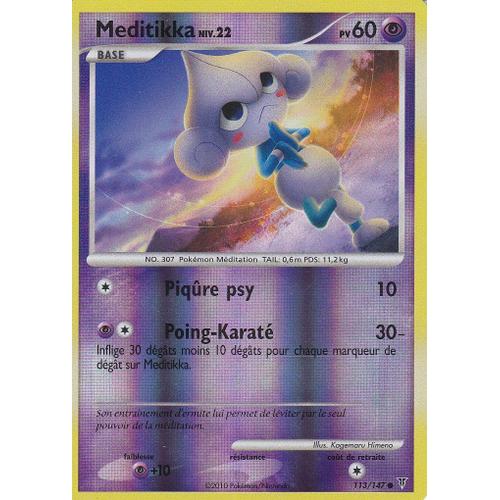 Carte Pokemon - Meditikka - 113/147 - Reverse - Vainqueurs Supremes -