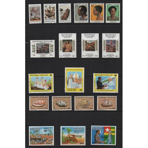 République Togolaise, Collection Annuelle De Timbre-Poste Aérienne, 1985