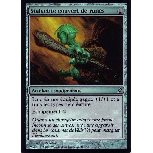 Stalactite Couvert De Runes  X1 Foil  Lorwyn  Vf