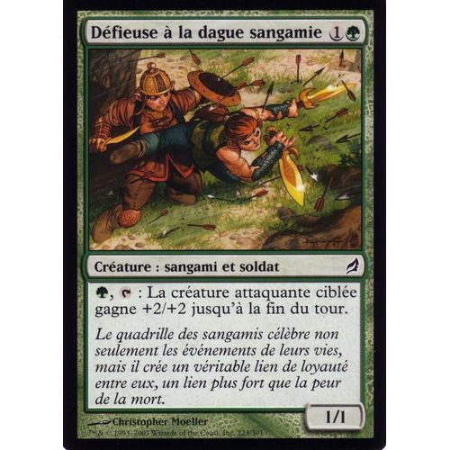 Défieuse À La Dague Sangamie  X1 Foil  Lorwyn  Vf