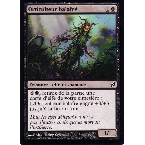 Orticulteur Balafré  X1 Foil Lorwyn Vf