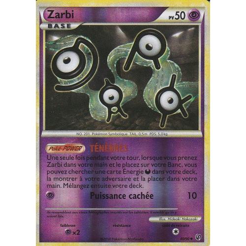 Carte Pokemon  - Zarbi - 40/90 - Reverse - H.S Indomptable -
