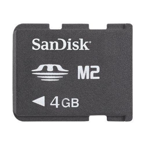 SanDisk - Carte mémoire flash - 4 Go - Memory Stick Micro (M2)