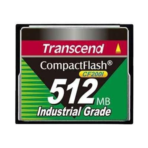 Transcend CF200I Industrial Grade - Carte mémoire flash - 512 Mo - CompactFlash