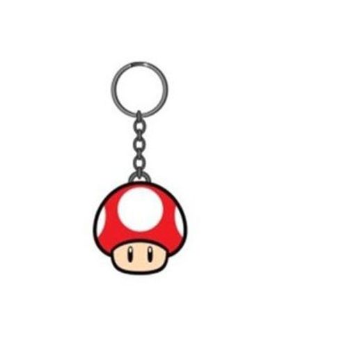 Nintendo - Porte-Clef  Champignon Rouge (Gomme)