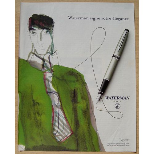 Publicité Papier - Stylo Waterman De 2006