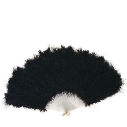 Les Fans Widmann 4714b En Plumes Noirs