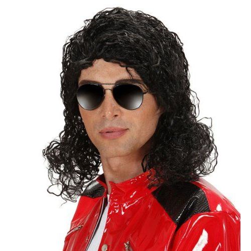 Widmann K0755 Perruque Michael Jackson King Of Pop En Conserve