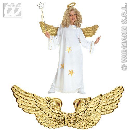 Widmann 2037p Ange Ailes D'or En Plastique 90cm