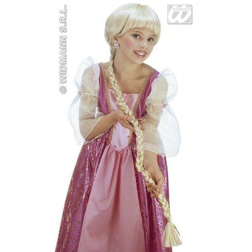 Widmann 6290r Fille Perruque Longue Tresse Rapunzel