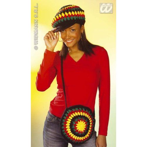 Widmann 8445h Reggae Rasta Sac ¿ Main Laine Au Crochet