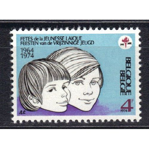 Belgique 1974 : Fête De La Jeunesse Laïque - Timbre Neuf **