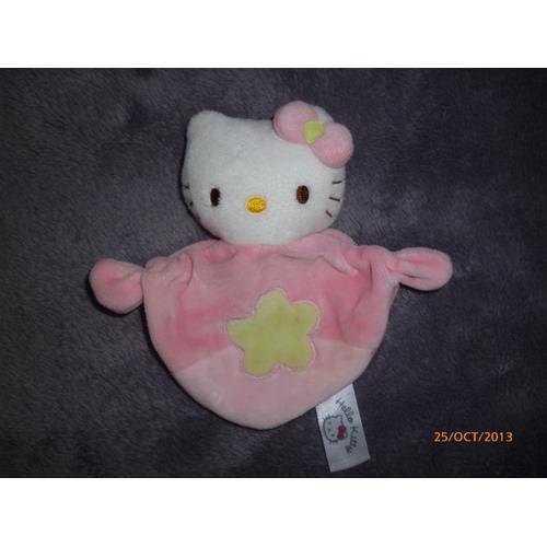 doudou chat HELLO KITTY rose SANRIO LICENSE